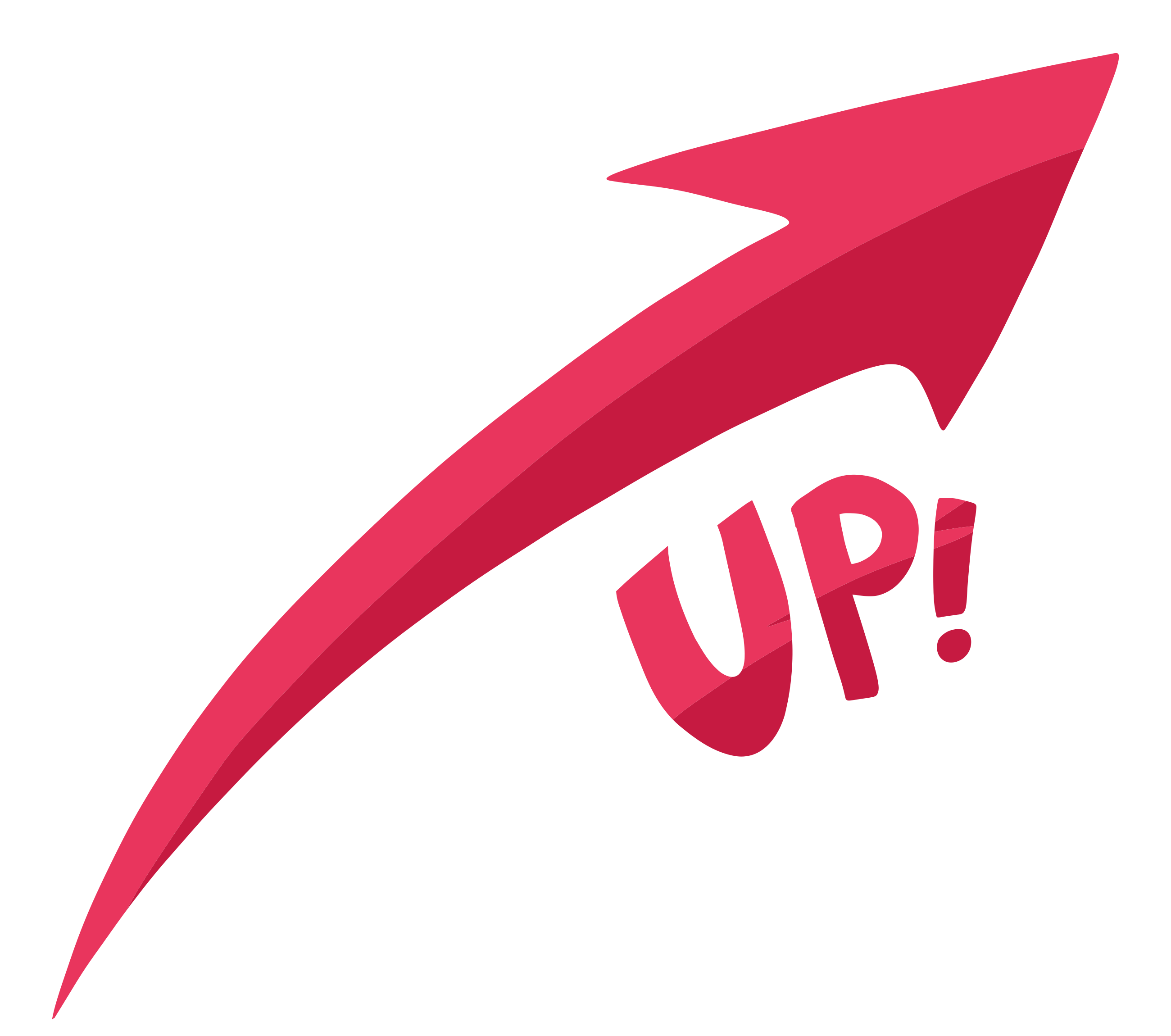 基礎代謝アップをイメージした、上昇する矢印とUPの文字のイラスト。